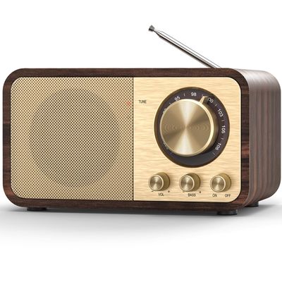 Tendak Vintage FM Radio with Best Reception, Rechargeable Retro Radios