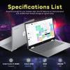 HP 14" 2-in-1 FHD Touchscreen Chromebook Plus Laptop, Intel i3-N305, 8GB LPDDR5, 256GB SSD, Intel UHD Graphics, FHD Camera, Fast Charge, Wi-Fi 6E, Chrome OS, Silver (Renewed) view 2