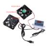 2.5W Quiet USB Cabinets Fan With Adjustable Thermostat Metal Grille Cooling Fan For Home Theater And Pet Kennels view 4