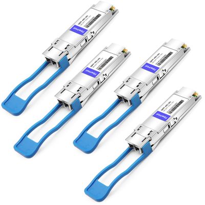 40G QSFP+ LR4 Optical Transceiver Module,Compatible with Cisco Meraki QSFP-40G-LR4 QSFP-40GE-LR4 Meraki MA-QSFP-40G-LR4,40GBASE-LR4 QSFP+ 1310nm,CWDM4 10km LC DOM 4Pack