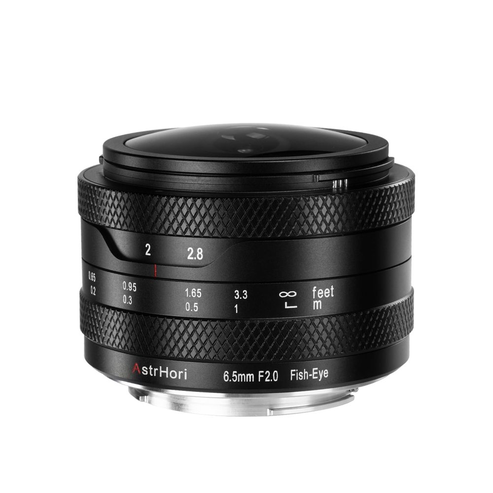 AstrHori 6.5mm F2.0 APS-C 192 Ultra Wide Circular Fisheye Lens Manual Focus Lens for Panasonic and Olympus Micro 43 Mount Mirrorless Cameras G1,G2,G3,G5,G6,G7,G9,GH1,GH2,GH4,GH5,GM5,GX1,GX7