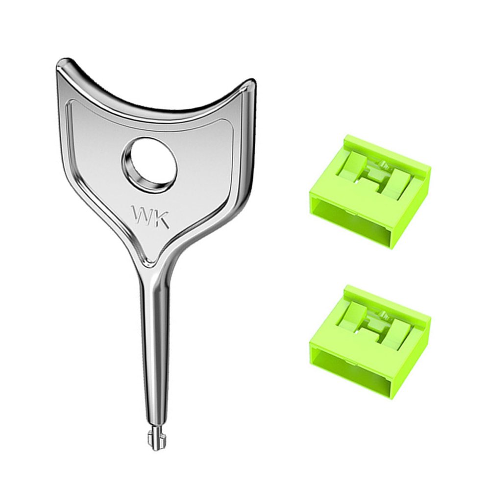 jiingekk USB Port Blockers, 2pcs/10pcs USB Port Blockers Secure Data Protections for PC, Laptop, Notebook with and Resistant Designs - Green - 2 pieces 1 tool