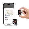 Black Emblem Item Tracker, Works with Apple Find My (iOS Only), Rechargeable Bluetooth Tag, Key Finder with Sound,Air Tracker Card for Keys, Wallet, Luggage, Backpack(E) view 1