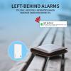 Black Emblem Item Tracker, Works with Apple Find My (iOS Only), Rechargeable Bluetooth Tag, Key Finder with Sound,Air Tracker Card for Keys, Wallet, Luggage, Backpack(E) view 4
