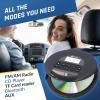Nomad Portable CD Player, Discman with Headphones, FM Radio Bluetooth view 3