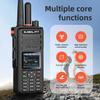global-ptt G8plus PoC Radios + UHF Analog Walkie Talkie Two-Way Radio, Repeater Unlimited Range Nationwide Communication Bulit-in 1-Year Data Plan Sim Cards (Black) view 2