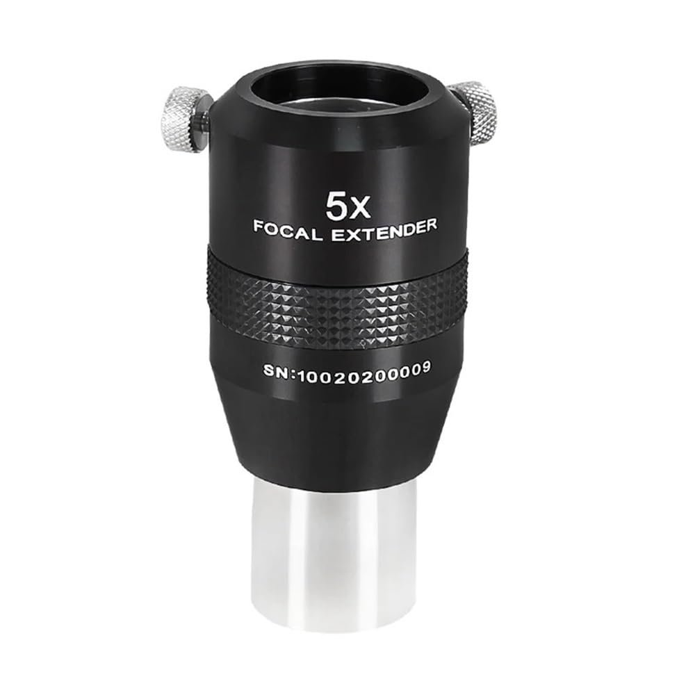 1.25" Super Reduce Chromatic 5X Barlow Lens for Astronomy Monocular Telescope Eyepiece