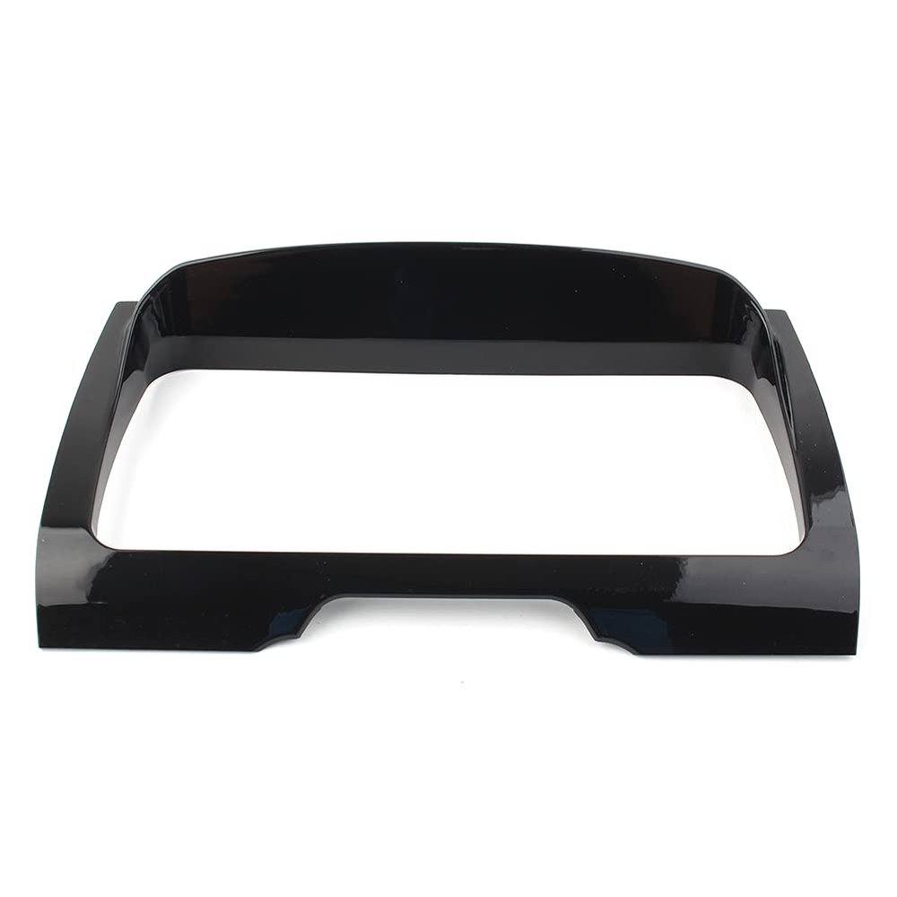 Bacar 1 pcs Black Stereo Trim Panel Dash Mount Decorative Frame for Harley
