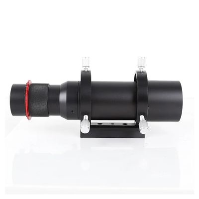 50mm Guide Scope Fully Coated Guidescope Finder Eyepiece with Bracket 1.25" Telescope Accessories