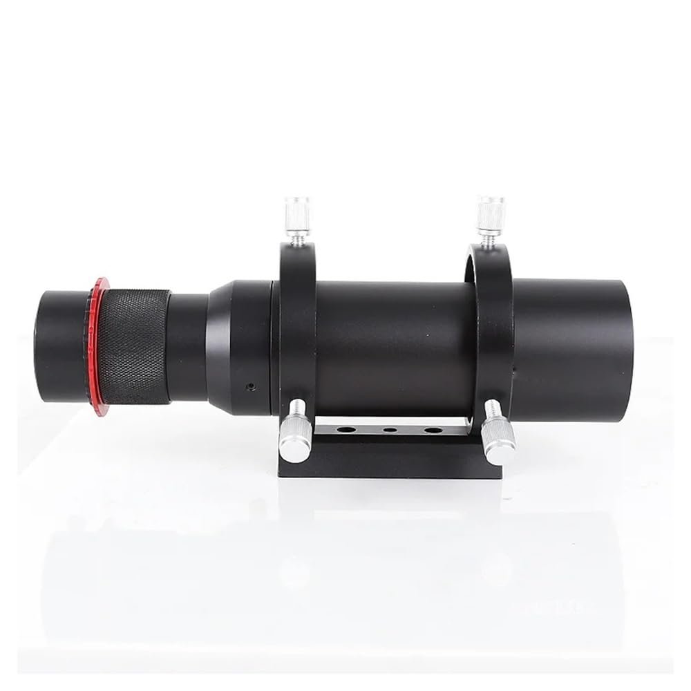 50mm Guide Scope Fully Coated Guidescope Finder Eyepiece with Bracket 1.25" Telescope Accessories