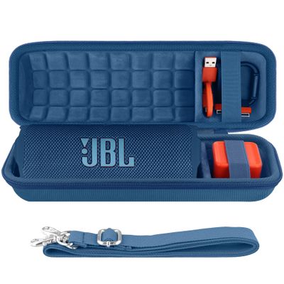 co2CREA Hard Travel Case Replacement for JBL Flip 7 Flip 6 FLIP 5 Waterproof Portable Bluetooth Speaker (Light Blue Case)