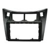2 Din Car Stereo Radio Frame Fascia Cover Trim Kit Panel 9 Inch for Toyota Yaris 2005 2006 2007 2008 2009 2010 2011 (Black) view 1