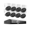 SANNCE 5MP PoE Security System, 8CH 6MP Surveillance NVR with 8PCS 5MP HD Weatherproof Dome Cameras with H.265 Video Compression, Smart IR LED, APP Push Alert, Remote Access (NO HDD) view 1