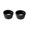 JOEBO Microscope Kit 1 Pair Rubber Eyepiece Hood Eye Cups Caps Eye Guards Inner Diameter 33-36 mm for Stereo Microscope Binoculars Telescopes Microscope Lens Adapters(Type E) view 1