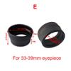 JOEBO Microscope Kit 1 Pair Rubber Eyepiece Hood Eye Cups Caps Eye Guards Inner Diameter 33-36 mm for Stereo Microscope Binoculars Telescopes Microscope Lens Adapters(Type E) view 2