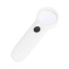 JOEBO Microscope Kit 45X Illuminated Magnifier Magnifying Glass Handheld Reading Microscope Lens with 3 LED Microscope Lens Adapters(White) view 1