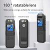 ACAGALA 1080P Body Camera with Audio and Video Recording Wearable Body Cam Mini Clip-on Camera Camcorder with 180Rotatable Lens LED Fill Lights Speaker Magnetic Back Clip for Law Enforcement view 3