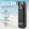 ACAGALA 1080P Body Camera with Audio and Video Recording Wearable Body Cam Mini Clip-on Camera Camcorder with 180Rotatable Lens LED Fill Lights Speaker Magnetic Back Clip for Law Enforcement view 4