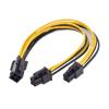 YWZBQL Wen ST CPU 4Pin Female to 2 Ways Male Port Power Supply Cable Desktop ATX 12V P4 1 to 2 Extension Conversion EPS Cable Y Splitter view 1