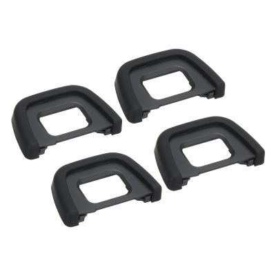 PATIKIL DK-23 Viewfinder Eyepiece Eyecup, 4 Pack Camera Eye Cup Protector for Nikon D7100 D7200 D7000 D750 D610 D600 D300 D300S Digital Camera Block Flare Scratch Resistance, Black