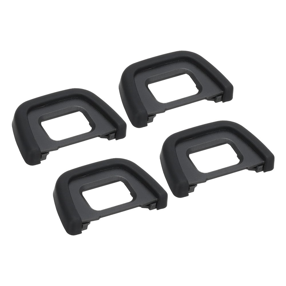 PATIKIL DK-23 Viewfinder Eyepiece Eyecup, 4 Pack Camera Eye Cup Protector for Nikon D7100 D7200 D7000 D750 D610 D600 D300 D300S Digital Camera Block Flare Scratch Resistance, Black