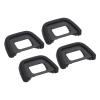 PATIKIL DK-23 Viewfinder Eyepiece Eyecup, 4 Pack Camera Eye Cup Protector for Nikon D7100 D7200 D7000 D750 D610 D600 D300 D300S Digital Camera Block Flare Scratch Resistance, Black view 1