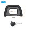 PATIKIL DK-23 Viewfinder Eyepiece Eyecup, 4 Pack Camera Eye Cup Protector for Nikon D7100 D7200 D7000 D750 D610 D600 D300 D300S Digital Camera Block Flare Scratch Resistance, Black view 2
