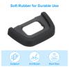 PATIKIL DK-23 Viewfinder Eyepiece Eyecup, 4 Pack Camera Eye Cup Protector for Nikon D7100 D7200 D7000 D750 D610 D600 D300 D300S Digital Camera Block Flare Scratch Resistance, Black view 3