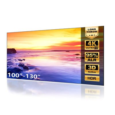 NothingProjector ALR Screen for Long/Standard Throw Projector, 100 inch, 95% Ambient Ceiling Light Rejecting, 4K/8K Ultra HD, Active 3D, Anti Daylight, Fixed Frame Wall Mount Non-UST NothPJ