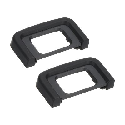 PATIKIL DK-25 Viewfinder Eyepiece Eyecup, 2 Pack Camera Eye Cup Protector for Nikon D3500 D3400 D3300 D3200 D5300 D5500 D5600 Digital Camera Block Flare Scratch Resistance, Black