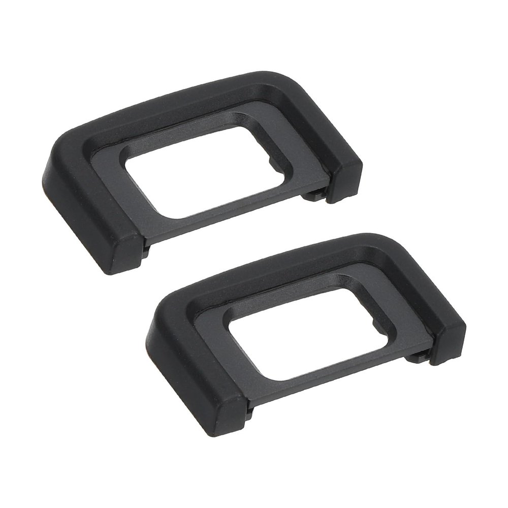 PATIKIL DK-25 Viewfinder Eyepiece Eyecup, 2 Pack Camera Eye Cup Protector for Nikon D3500 D3400 D3300 D3200 D5300 D5500 D5600 Digital Camera Block Flare Scratch Resistance, Black