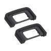 PATIKIL DK-25 Viewfinder Eyepiece Eyecup, 2 Pack Camera Eye Cup Protector for Nikon D3500 D3400 D3300 D3200 D5300 D5500 D5600 Digital Camera Block Flare Scratch Resistance, Black view 1