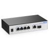 10G Web Managed Switch, 4x2.5G RJ45 + 10G RJ45 + 10G SFP Ports, LACP/VLAN/QoS, Fanless Metal, YuLinca Ethernet Switch for NAS/Gaming/8K Streaming view 1