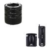 JJC F Mount Auto Focus Macro Extension Tube Set & Wireless Remote Control Shutter Release for Nikon D750 D780 D7500 D7200 D7100 D7000 D5600 D5500 D5300 D5200 D5100 D5000 D3300 D3200 & More Cameras view 1
