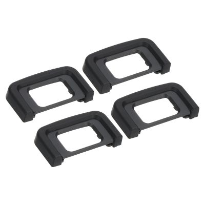 PATIKIL DK-25 Viewfinder Eyepiece Eyecup, 4 Pack Camera Eye Cup Protector for Nikon D3500 D3400 D3300 D3200 D5300 D5500 D5600 Digital Camera Block Flare Scratch Resistance, Black