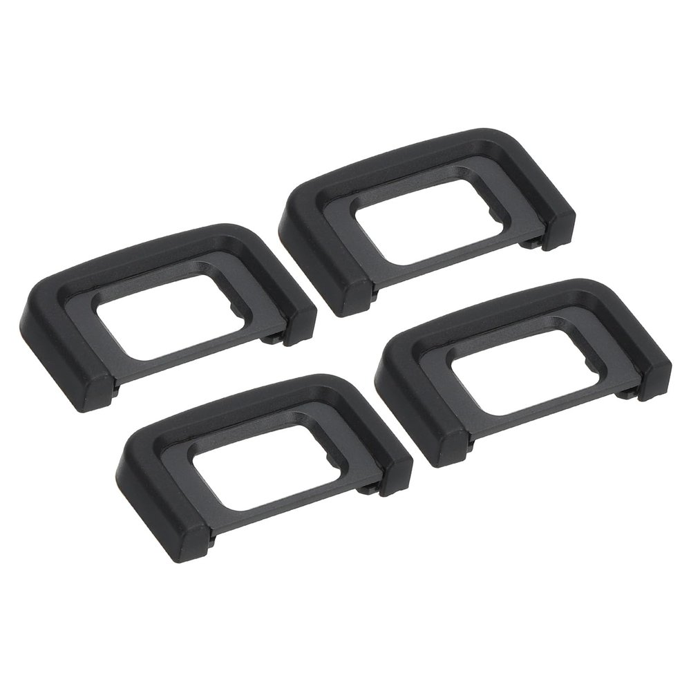 PATIKIL DK-25 Viewfinder Eyepiece Eyecup, 4 Pack Camera Eye Cup Protector for Nikon D3500 D3400 D3300 D3200 D5300 D5500 D5600 Digital Camera Block Flare Scratch Resistance, Black