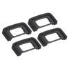 PATIKIL DK-25 Viewfinder Eyepiece Eyecup, 4 Pack Camera Eye Cup Protector for Nikon D3500 D3400 D3300 D3200 D5300 D5500 D5600 Digital Camera Block Flare Scratch Resistance, Black view 1
