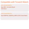 Compatible for Aeac Smart Watch Bands, 20mm, 22mm Quick Release Stainless Steel Metal Replacement Straps Compatible for Aeac 1.32 Inches Round, W208 Plus, IDW19, GTX05, GTX12 (Silver-Rose Gold, 22mm size band) view 2