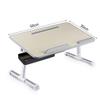 Adjustable Portable Folding Laptop Desk Computer Table Stand Tray for Bed Useful Side Tables Furniture Living Room Table Efficency (C) view 2