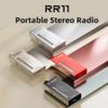 FiiO RR11 Portable HiFi FM Stereo Radio Receiver with Analog PVR Tuning, BASS+3D Sound Effects, 64MHz-108MHz (Titanium Gold) view 2