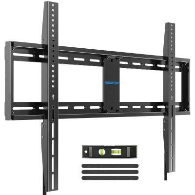 MOUNTUP Fixed TV Wall Mount for Most 50-100" TVs, 1.3 Slim Low Profile TV Mount with Level Design, Heavy Duty Mount for Large TVs, Fits 16"-32" Studs, Max VESA 800x600mm 199 LBS Loading MU0093