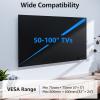 MOUNTUP Fixed TV Wall Mount for Most 50-100" TVs, 1.3 Slim Low Profile TV Mount with Level Design, Heavy Duty Mount for Large TVs, Fits 16"-32" Studs, Max VESA 800x600mm 199 LBS Loading MU0093 view 2