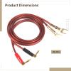 12 Awg Speaker Cable With Banana Plugs And Gold-Plated Connectors For Audio Systems, 10 Feet view 2