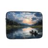 10 Inch Laptop Sleeve Bag Waterproof Shockproof Laptop Case Bags Lightweight Computer Skin Bag Fishing Scenic Tablet Carrying Case view 1