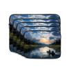 10 Inch Laptop Sleeve Bag Waterproof Shockproof Laptop Case Bags Lightweight Computer Skin Bag Fishing Scenic Tablet Carrying Case view 2