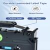 Cruxer 10 Pack Compatible for P-Touch TZe-241 TZe241 18mm 3/4" 0.7" Label Tape Black on White Tape Replacement for Ptouch PTD400AD D450 D600 PTP700 P750W PTH500LI PT1810 1880C 2730 2030 Label Maker view 4