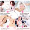Uiopy Nail Half Moon Light: Professional 29in Stable Moonlight with Phone Holder, 3 Light Color Modes/10 Brightness Adjustable for Salon & Home Manicure Station(White,Large) view 2