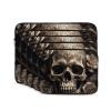 13 Inch Laptop Sleeve Bag Waterproof Shockproof Laptop Case Bags Lightweight Computer Skin Bag Leather Rose Skull Tablet Carrying Case view 2