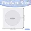 1000 PCS White Paper CD DVD Sleeves Envelope Holder with Clear Window and Flap, Thick CD Paper Sleeves Storage Cases Holder DVD Cases Media Storage, 80g view 2