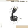 2 Pcs 12V Led Touch-Control Reading Lights with USB Charger for Rv, Boat, Camper, Caravan, Adjustable Wall-Mount Lamp, 350 Rotating & 3 Color Settings view 3